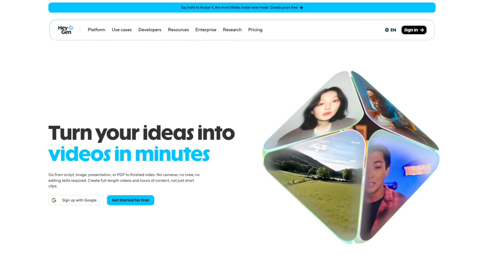 HeyGen : Créer des vidéos de présentation avec des avatars réalistes